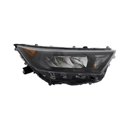 SHERMAN PARTS Passenger Side Replacement Headlight for 2019-2022 Toyota RAV4 SHETORAV419-150Q-2